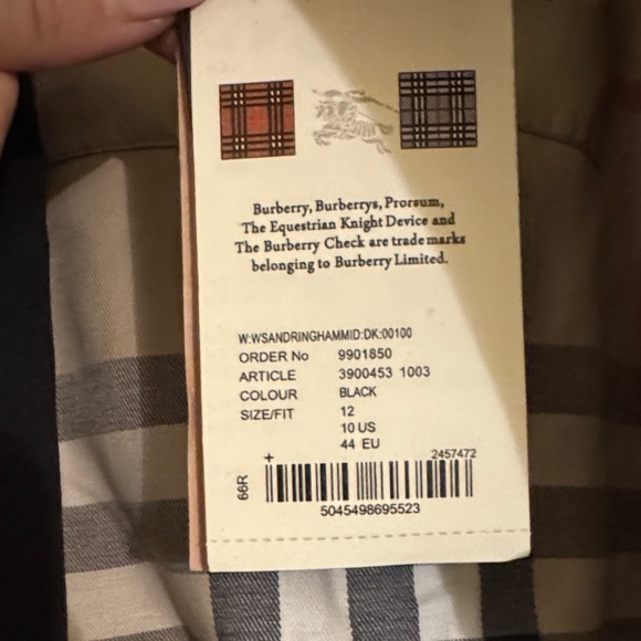 Burberry Black Women's Trench Coat - Picture 10 of 15